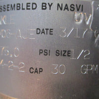 Kunkle 911BDCM06AJE0075 Steel Pressure Relief Valve 30GPM 1/2 psi Size