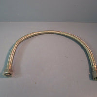 Stainless Steel Flexible Metal Hose 9/16"Stem 31"Lg FNPTxMale Stem Braided NEW