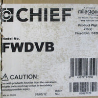 Chief FWDVB Small Flat Panel Swing Arm Wall Mount 16" Ext. F Series FSA-4101