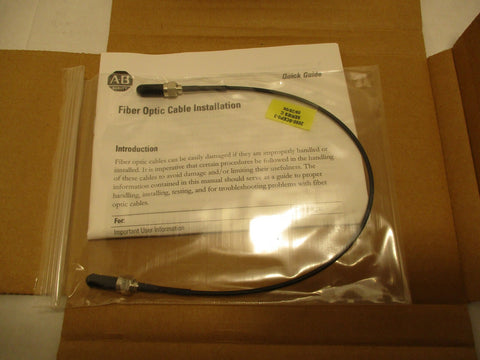 AllenBradley Fiber Optic Cable 195591Q02 Ser. C NEW LOT OF TWO