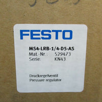 Festo MS4LRB1/4D5AS Pressure Regulator Serie:KN43 NEW