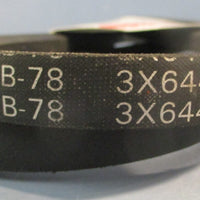 Dayton 3X644G Premium VBelt B78 21/32" Top Width 81" Long (Lot of 3)