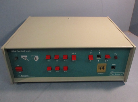 BRINKMANN 664 CONTROL UNIT METROHM 5060Hz, 100/117V 220/24V S 50 VA, 0.5A 0.25A