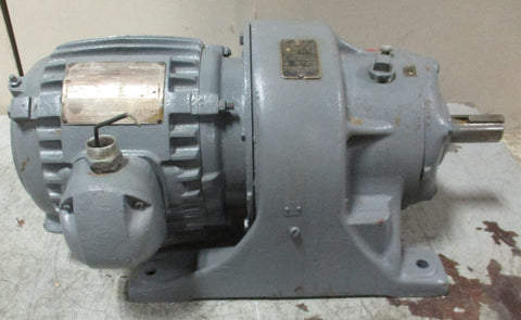 US Motors JVNGD Syncrogear 1 HP, 84 Final RPM Out, 3 Ph 220440V, 18210 Frame