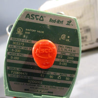 ASCO Red Hat Solenoid Valve 1/2" NPT, 24V DC Watertight Coil 8210G002