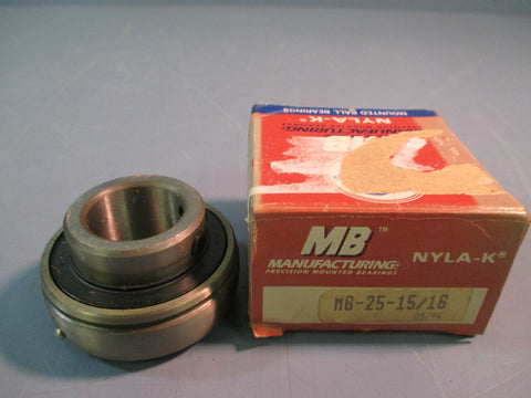 MB Manufacturing Ball Bearing Insert NYLA-K MB-25-15/16 Lot of Seven 1-5/16 IN