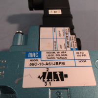 MAC 56C13A61JBFM w/170BA61JBFM 24VDC NONLOCKING CONTROL  SOLENOID VALVE