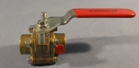 Worcester Manual Brass Socket Weld Ball Valve 1/2 4416TTE R2CWP1000
