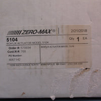 ZERO MAX 5104 ROH'LIX  LINEAR ACTUATOR MODEL 5104, ELECTROMECHANICAL