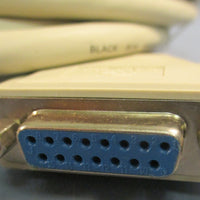 Black Box EGM16T0025MF DB15 Molded Serial Cable Male/Female 25ft Length