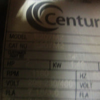 Century EPlus 3 Phase Motor E207M2 2 HP 1180 RPM 184T 11/8" Shaft Dia