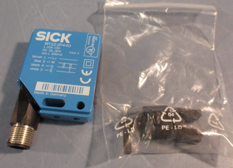 SICK WT12-2P440, 1016150 Photoelectric Proximity Sensor Range 35 to 100 mm DC