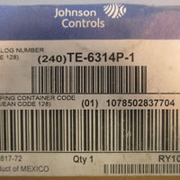 Johnson Controls Wall Mount Temperature Sensor Model TE6314P1 NIB