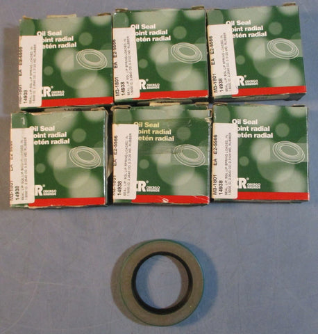 CR Chicago Rawhide 14938 Oil Seal 1-1/2" Bore 2-1/4" OD 5/16" W (Lot of 6)