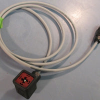 Lapp Kabel B-12-GDM Solenoid Valve Connector Cable 4-Pin Connector Lot of 2