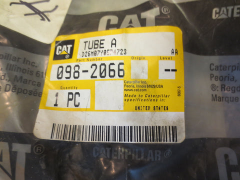 Caterpillar CAT Tube A 0982066 Genuine Part New