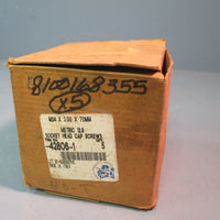 Lot of 5 Metric Socket Head M24 x 3.00 x 70mm Cap Screws 12.9 Bolts Blk 428061
