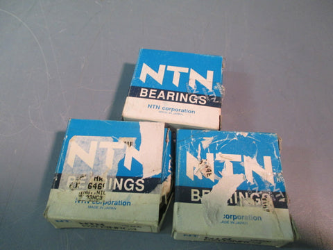 NTN Single Row Ball Bearing Lot of Three 6203NRC3