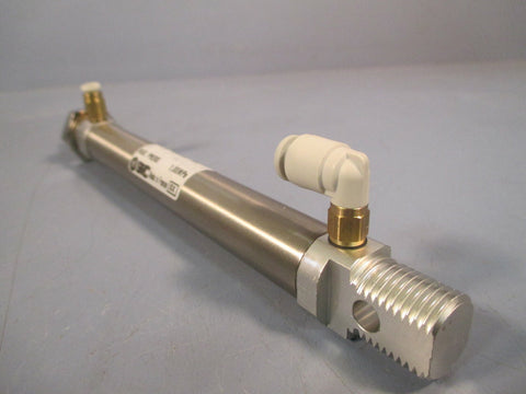 SMC Double Acting Air Cylinder,16MM Bore, 100MM Stroke C8516QKS070100