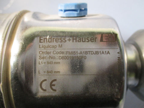 Endress+Hauser LiquiCap M Capacitance Level Probe FMI51-A1BTDJB1A1A