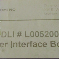 Domino LCB L005200 Diglase Controller 005200 Rev C1 PCB005203C1