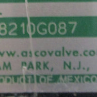 ASCO Red Hat JSP8210G087 Solenoid Valve 1/2" 150PSI Air Inert Gas Water 8210G087