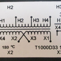 Square D 9070T1000D33 Industrial Control Transfomer 380/400/415V 1kVA