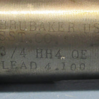 Brubaker SST.CO. 3/4" HH4 Lead 4.1 Professional CNC Resharpened Rough End Mill