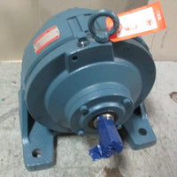 Shimpo Nidec ER71D Coronet Gear Reducer 71:1 Ratio 1.8 kW Input 28 & 55mm Shaft