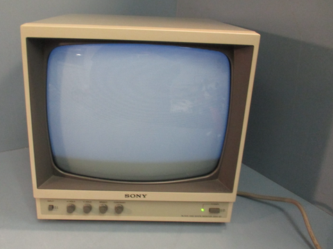 SONY SSM121 Black White Monitor 12 inch CRT AC120V 60Hz 30w