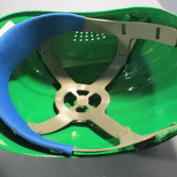 ERB 19958 Omega II Hard Hat  6Point Ratchet Suspension  Green (Lot of 6)