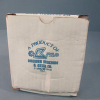 Brewer Machine & Gear Co. P2B Belt Idler Pulley Cast Iron, Flat Belly
