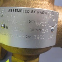 KUNKLE RELIEF VALVE SET POINT 160.0 PSI SIZE 3/4" 912BEDM03LE