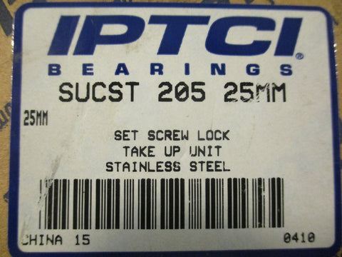 IPTCI SUCST 205 25MM Take Up Unit SUCST20525MM Stainless Steel 25mm Bore