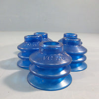 Lot of (5) Vaccon Bellows Item # VC-32ABC, Round Vacuum Cups