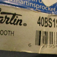 Martin Sabertooth 40BS19HT 3/4 Sprocket 19 Teeth 3/4" Keyed Bore