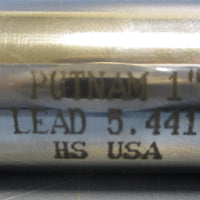 Putnam Double End Mill Cutter: 1"DIA,17/8"LOC, LD=5.441, HS, 4FL, USA *NEW*