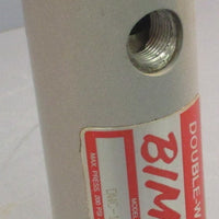 Bimba DWC1722 DoubleWall Pneumatic Cylinder 200 PSI Max 2" Stroke