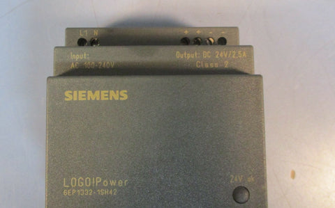 Siemens 6EP13321SH42 Power Supply Input 100240 Volt LOGO!Power