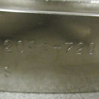 Voss 613209A-728-T Sanitary Tube Pipe Tri-Clamp 6-1/2" ID Stainless Steel