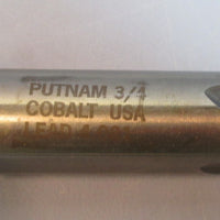 Lot 2 Putnam 3/4" Cobalt Roughly 1.75" LOC, 4 Flute Double End Mill Used