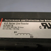 TCI KLR SERIES LINE REACTOR 3 PH 35 AMPS 60 HZ 600V  KLR35CTB