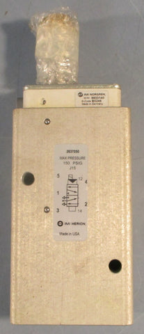 Norgren 2637050 Pneumatic Solenoid Valve 9933140 150 PSIG Max