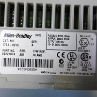 Used Allen Bradley 1794OB16 Digital Output 16PT 96221875 SER A Flex I/O