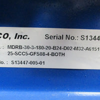Lewco MDRB30318020… Motorized 180 x 30" Conveyor Leeson 1 HP & 125:1 Ratio