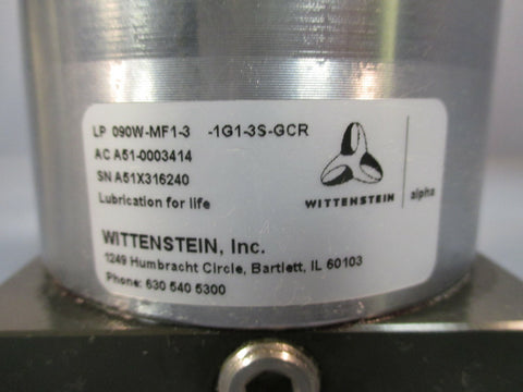 WITTENSTEIN ALPHA GEARBOX LP090WMF131G13SGCR