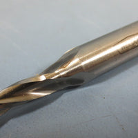 Weldon 2° Tapered End Mill: T26A2, 3/16"DIA, 3/8"SHK, 20472, 3FL, USA