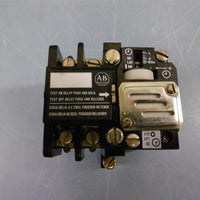 AllenBradley 700NT Ser. C Pneumatic Timer Used (missing screw)