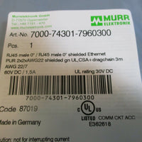 Murr Elektronik 7000743017960300 Ethernet Cable 3M NEW