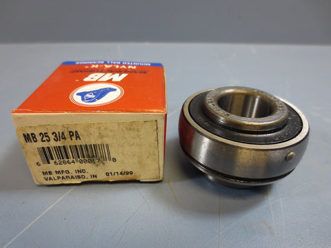 MB Manufacturing MB253/4PA MB2534PA Ball Bearing Insert New!!!
